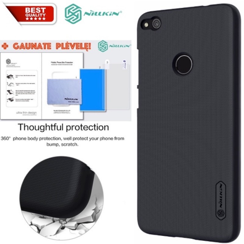 Frosted shield juodas dėklas Nillkin (Huawei P9 Lite 2017/Honor 8 Lite) Frosted shield juodas dėklas Nillkin (Huawei P9 Lite 2017/Honor 8 Lite)